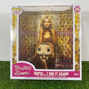 Funko Pop Album #26 Britney Spears OOPS! I DID IT AGAIN SPECIAL EDITION NWT